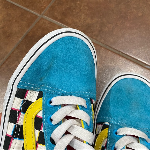 Vans CMYK Checkered Old Skool Vans - Picture 6 of 10
